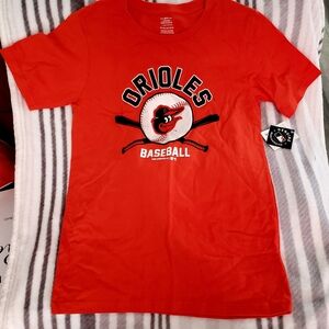 Genuine Merchandise Red Orioles Baseball Tee